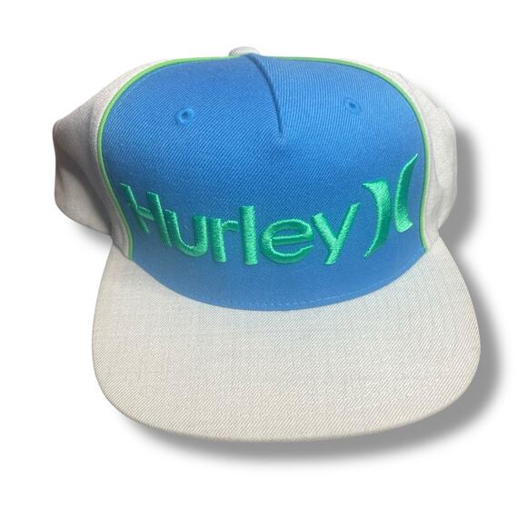 Hurley Classics Yupoong Trucker Hat Cap Logo Embroidered Mesh Snapback Baseball - Picture 3 of 12
